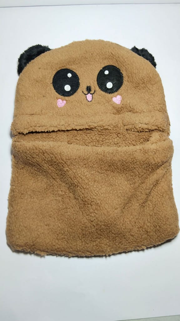 Cute Cartoon Panda Ear Hooded Scarf for Kids