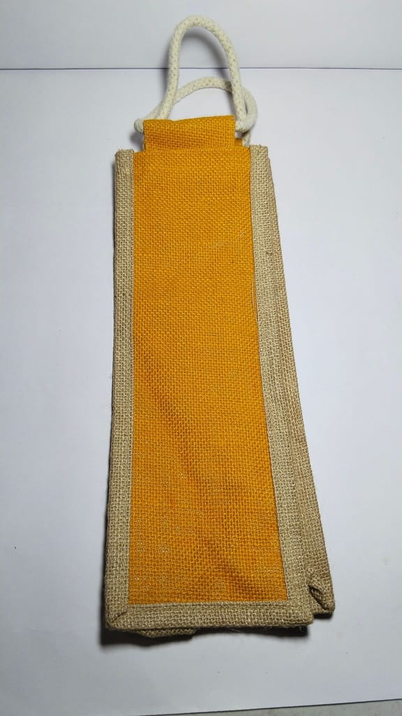 Jute Wine Bottle Gift Bag with Handle