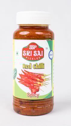 "Sri Sai Red Chili Pickle - Spicy"