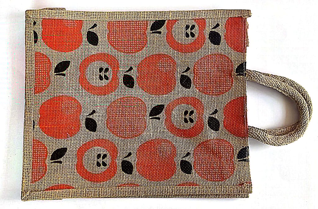 The Apple of My Eye Jute Tote Bag