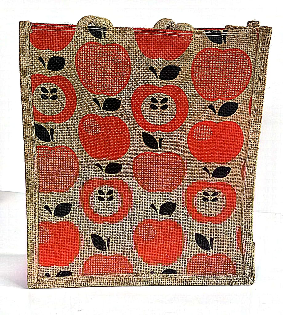 The Apple of My Eye Jute Tote Bag