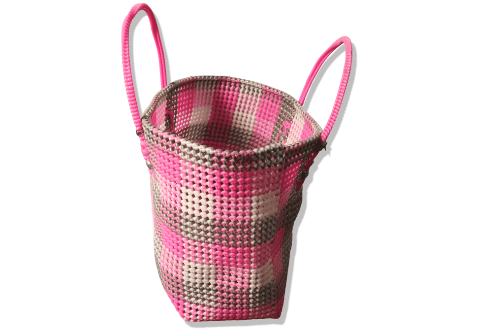 Retro-Style Handwoven Market Tote