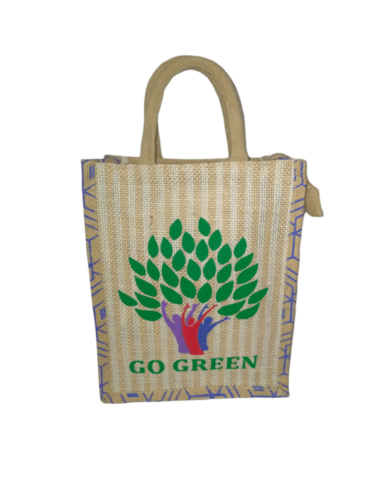 Printed Jute Bag (small)