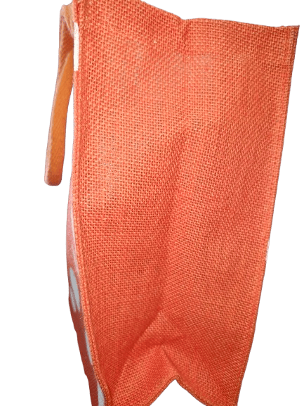 **Jute Tote Bag with White Polka Dots** - Handbags | Buy online on ZillyBuy