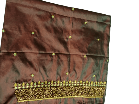 Embroidered Blouse With Zari Work