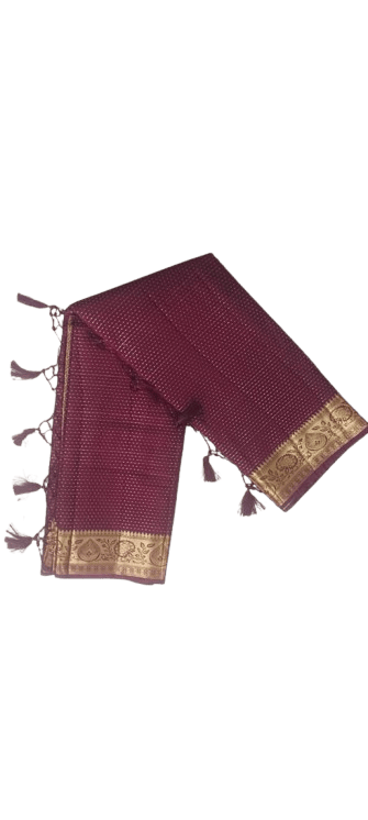 Women's Traditional Indian Silk Saree with Blouse Piece - Sarees | Buy online on ZillyBuy