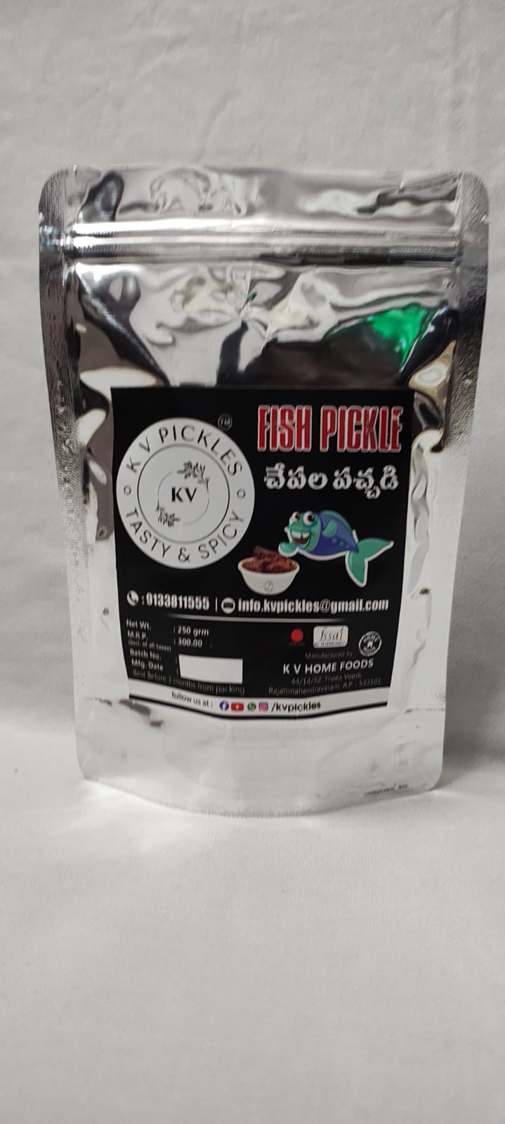 KV Fish Pickle | Spicy & Tasty | 250g