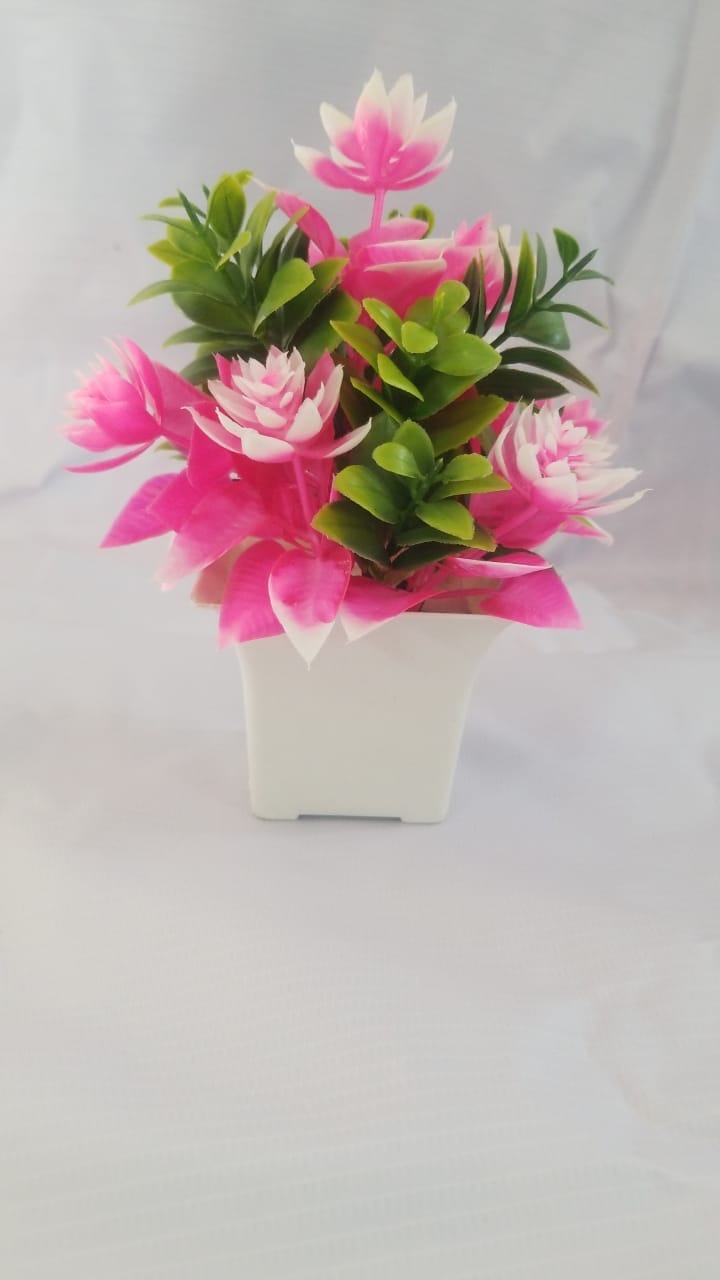 Artificial Flower Potted Plant for Home Office Desk Decoration