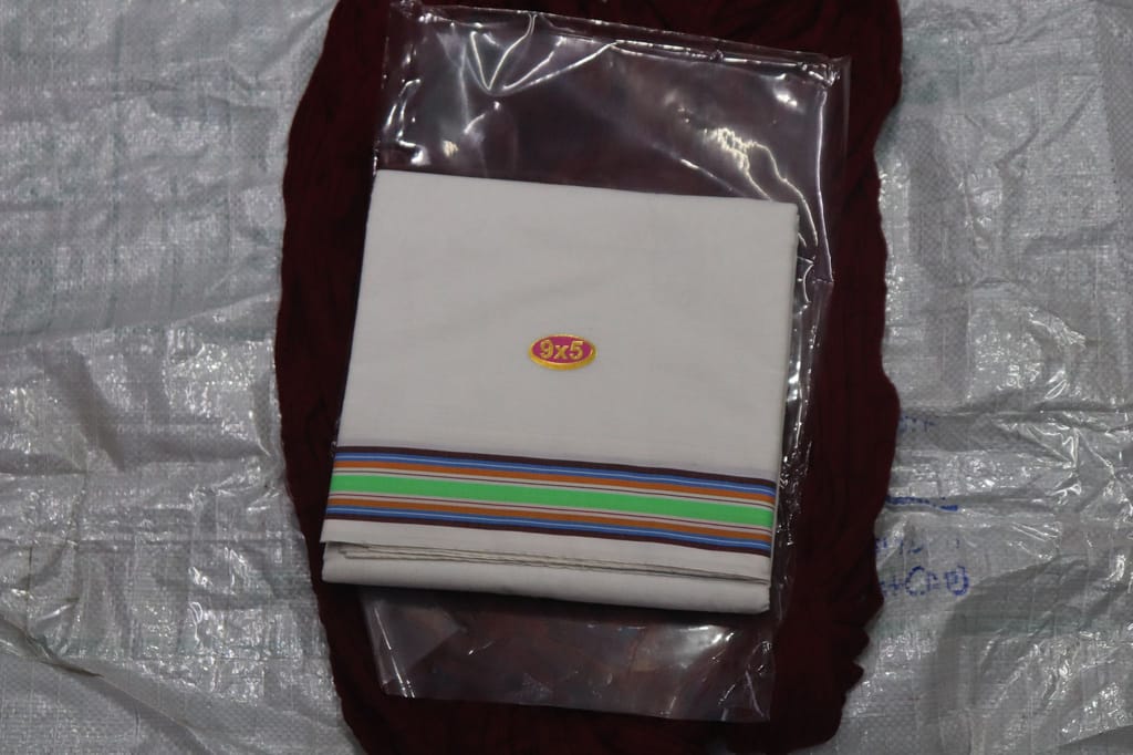 Cotton Premium Cream Dhoti