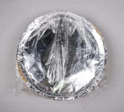 100 Pack - 9 Inch Silver Aluminum Foil Plates - Disposable Tin Foil Pans - Round Metal Food Serving Dish Trays 100 Pack - 9 Inch Silver Aluminum Foil Plates - Disposable Tin Foil Pans - Round Metal Food Serving Dish Trays