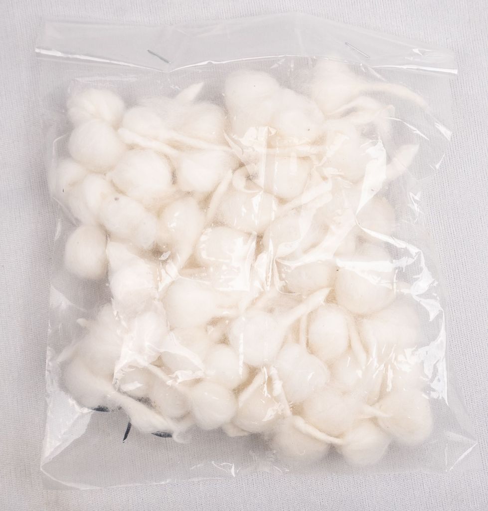 Pack of 100% Organic Cotton Balls for Makeup Removal, First Aid, and Skincare - Pooja Needs | Buy online on ZillyBuy