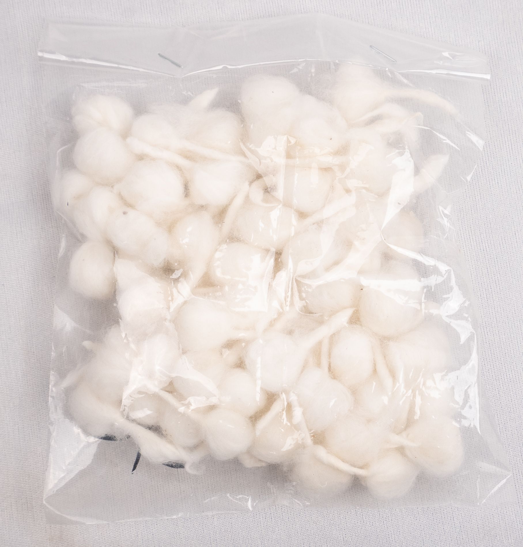 Pack of 100% Organic Cotton Balls for Makeup Removal, First Aid, and Skincare