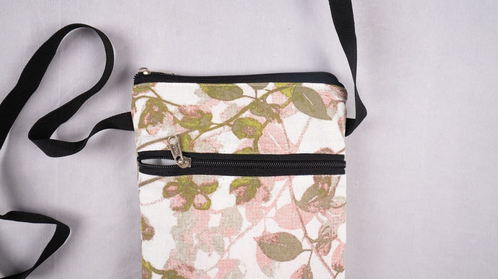 LADIES MOBILE SLING BAGS POUCH IN CLOTH FOR WOMEN/GIRLS