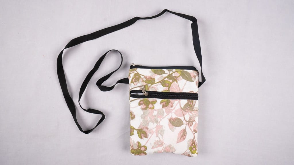 LADIES MOBILE SLING BAGS POUCH IN CLOTH FOR WOMEN/GIRLS