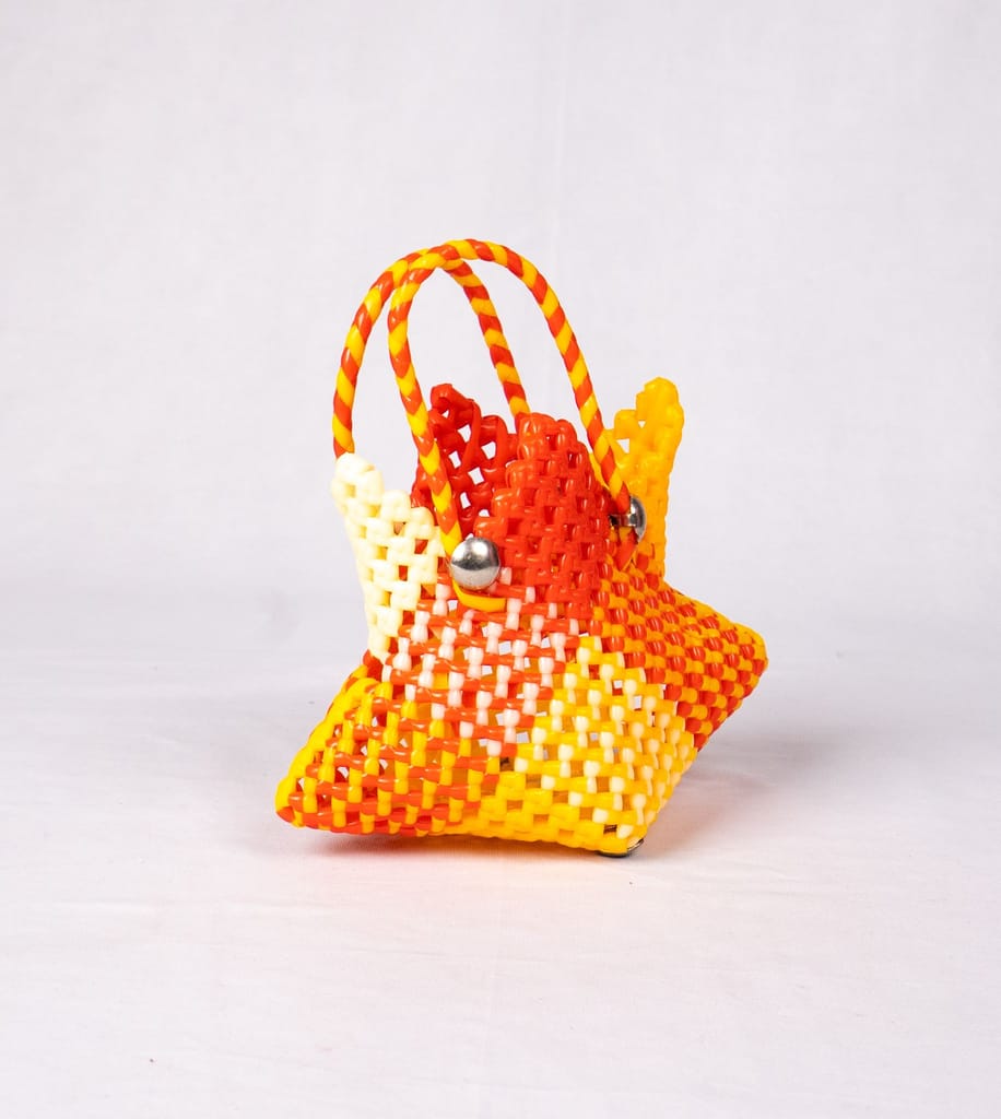 HAND MADE POOJA PLASTIC WIRE BAG