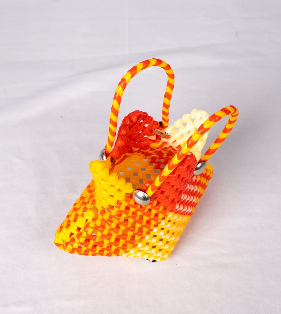 HAND MADE POOJA PLASTIC WIRE BAG