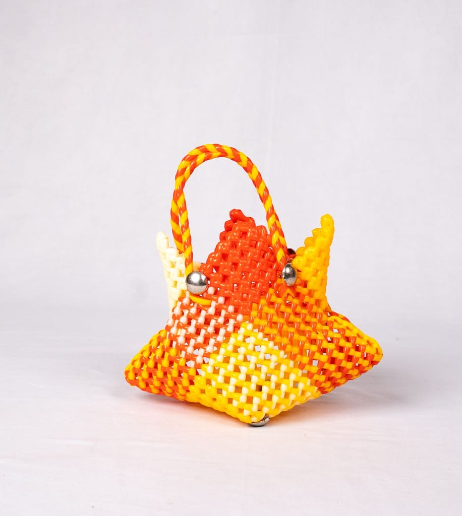 HAND MADE POOJA PLASTIC WIRE BAG
