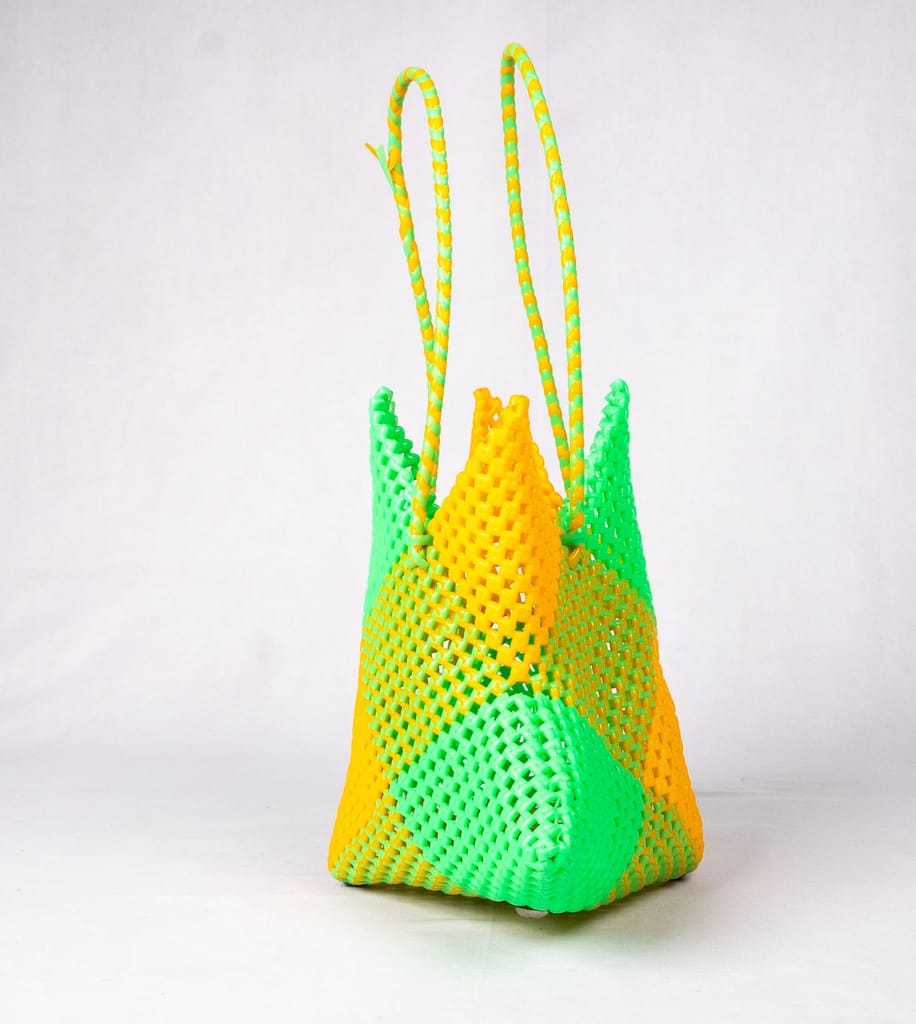 HAND MADE PLASTIC WIRE BAG