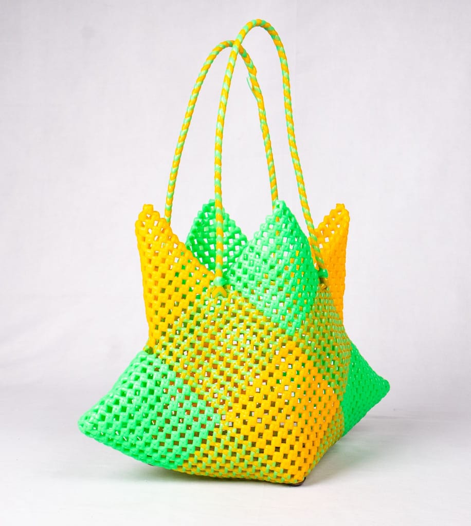 HAND MADE PLASTIC WIRE BAG