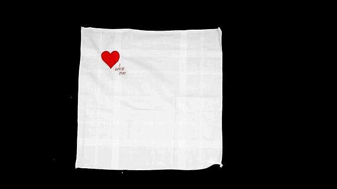 I LOVE YOU HAND KERCHIEF - Towels | Buy online on ZillyBuy