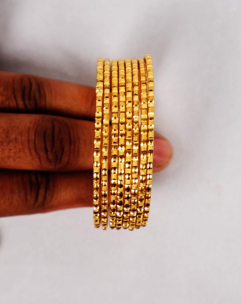 Alloy gold plated Bangles Set
