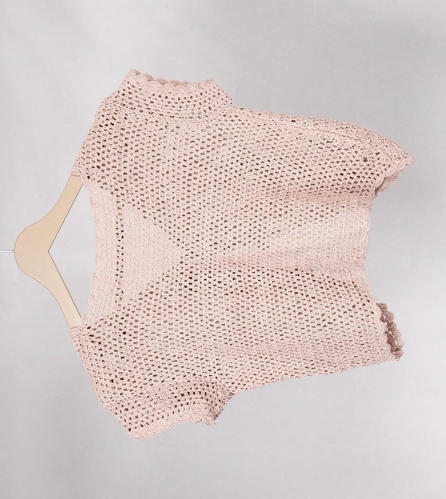 COtton threads lace work Baby dress