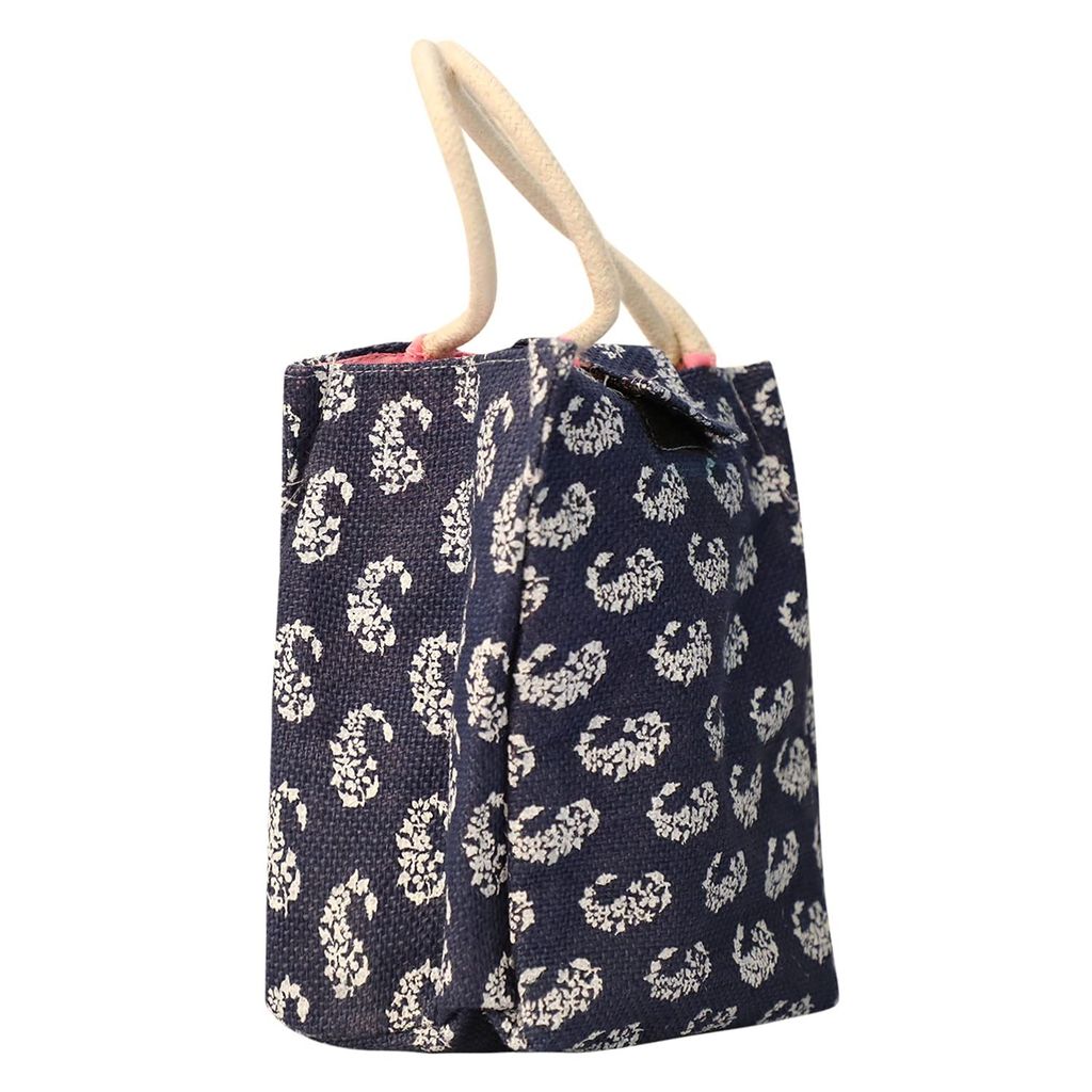 Handcrafted Printed Jute Bag