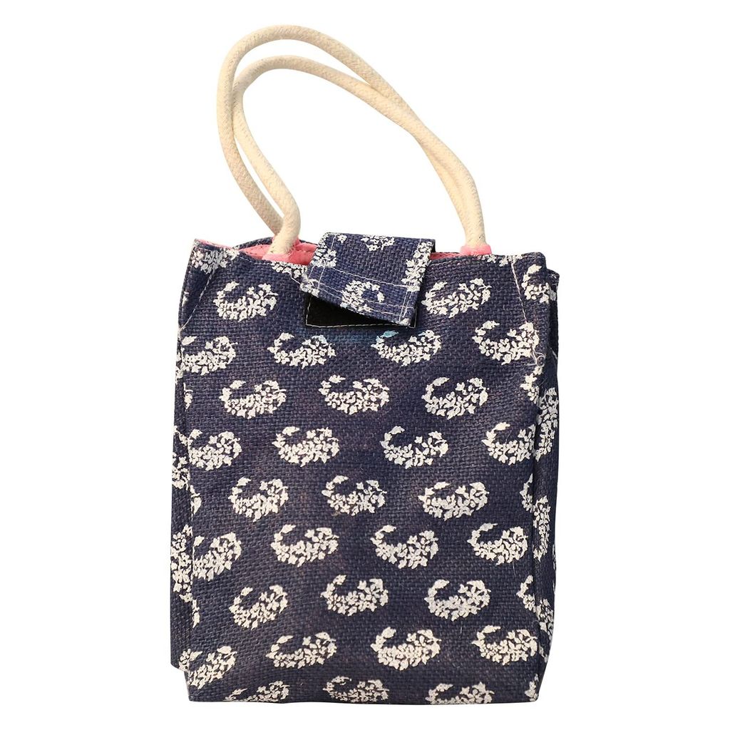 Handcrafted Printed Jute Bag