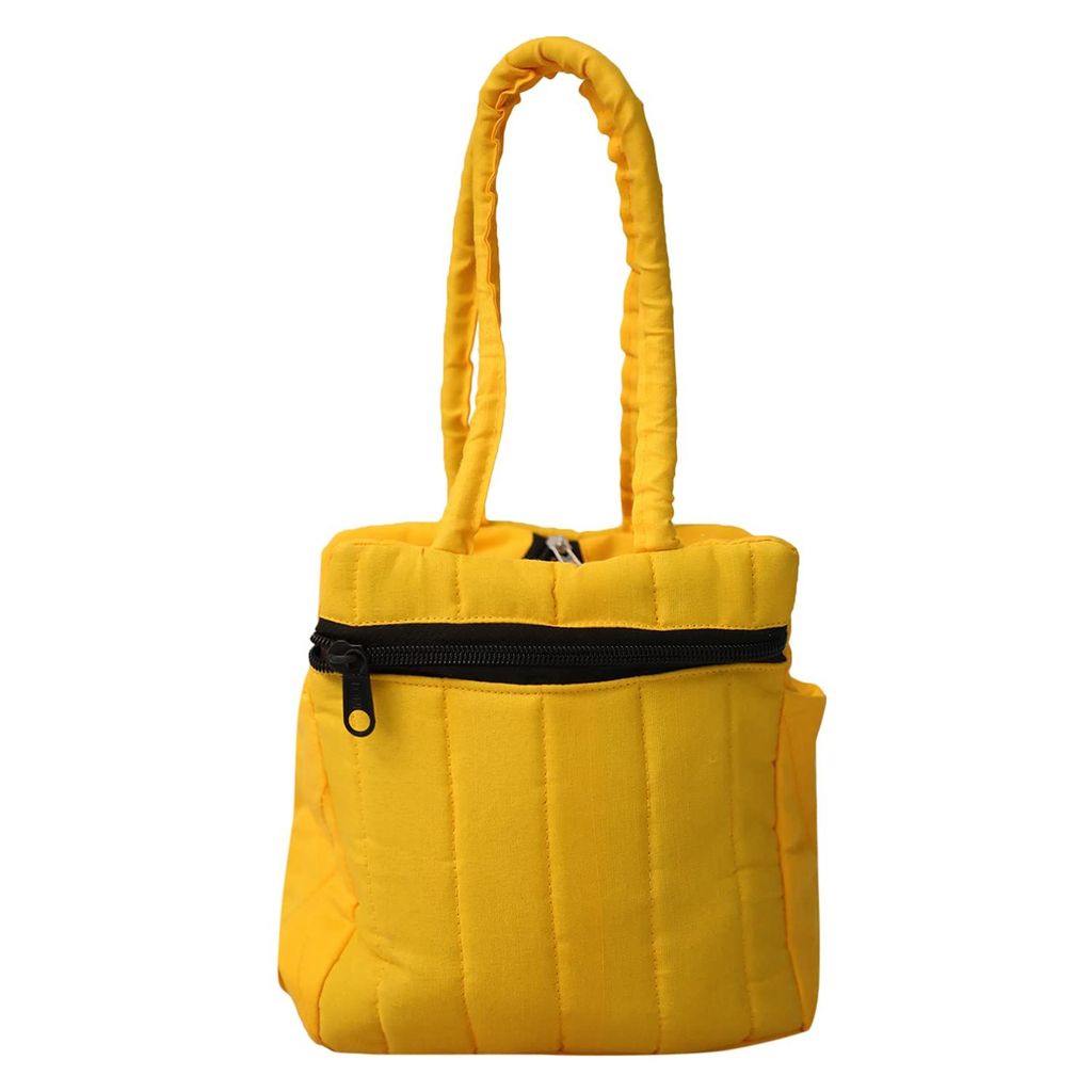 Womens Handbag Banjara Traditional Side Bag Purse Cotton Handmade Light Yellow