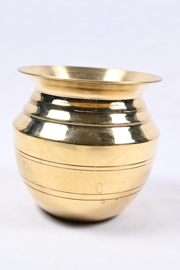 Sonchiraiya Brass Pooja chembu/Kalasham - Pooja Needs | Buy online on ZillyBuy