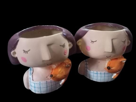 SONCHIRAIYA Plant POTS-009(Girl Theme) - Pooja Needs | Buy online on ZillyBuy