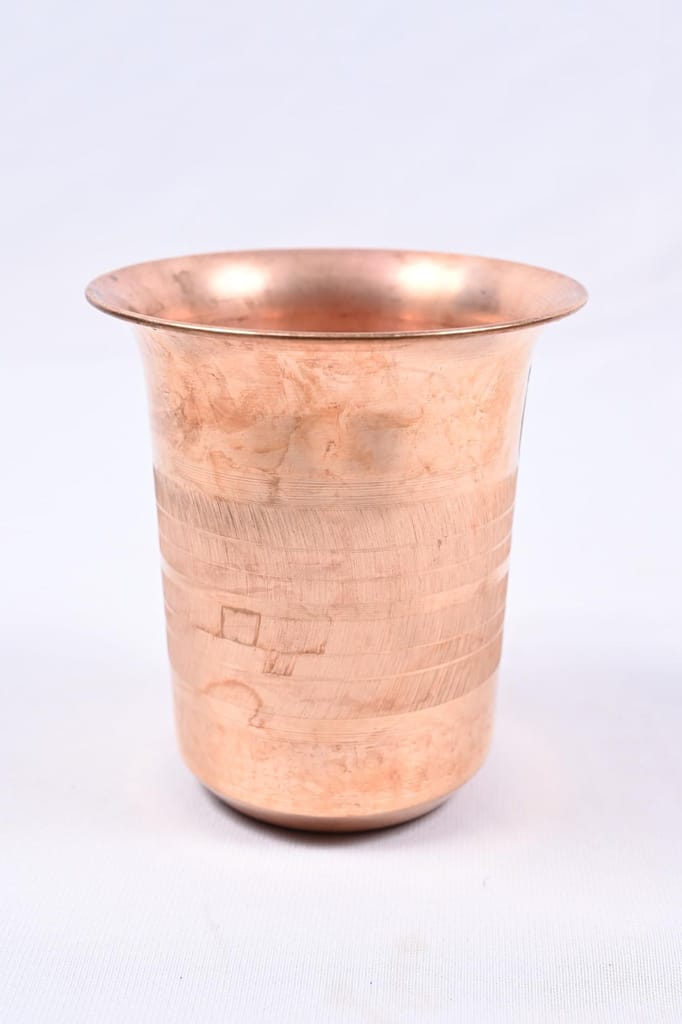 Copper Water Goblet (pack of 2) - Pooja Needs | Buy online on ZillyBuy