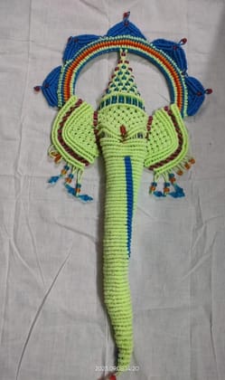 Elephant Wall Hanging, Handmade Macrame Elephant Head, Home Decor