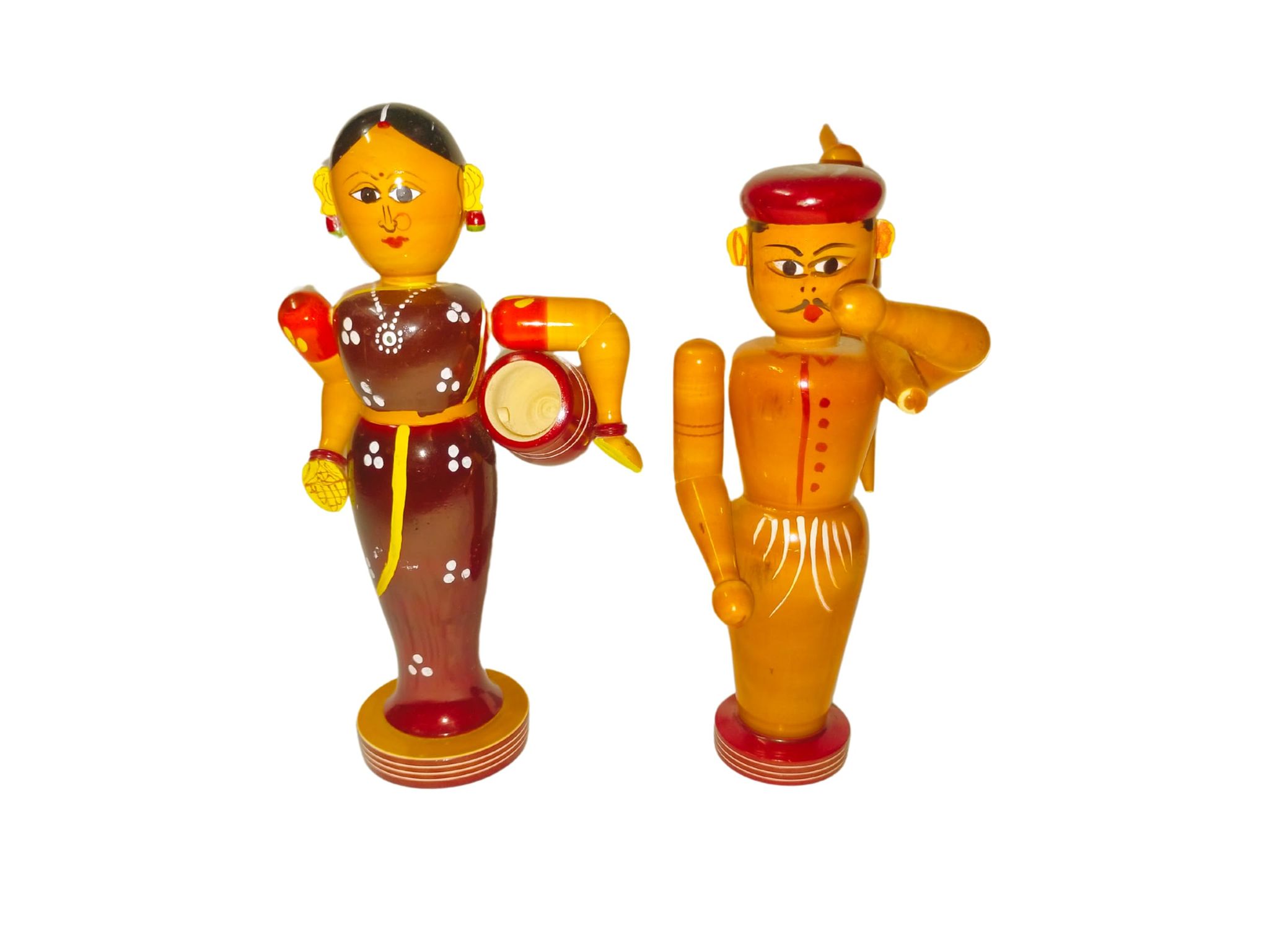 Etikoppaka HandiCrafts Wooden Nagali Set