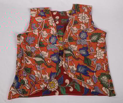 Kalamkari Cotton Shrug/Coat