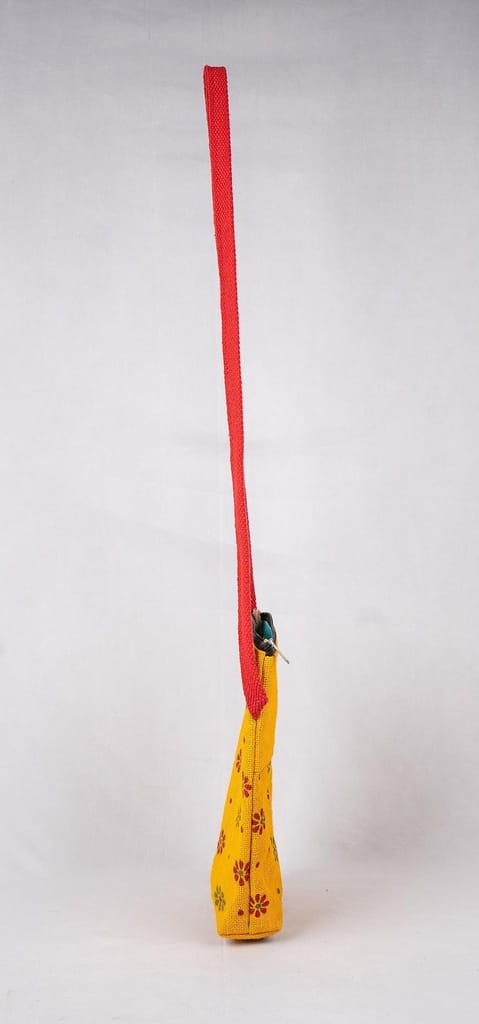 Sonchiriya jute yellow hand bag