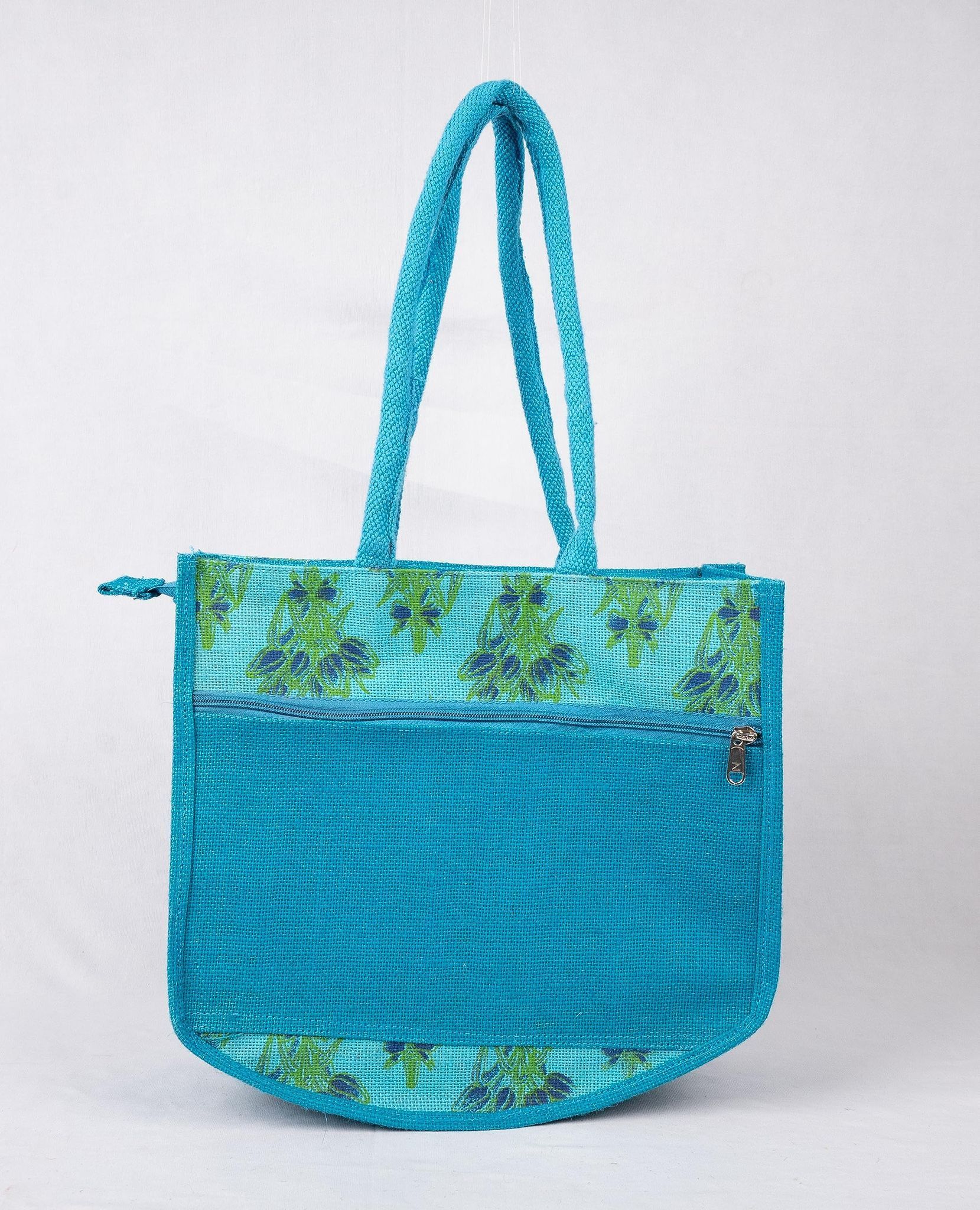 Sonchiriya Blue Jute Hand Bag