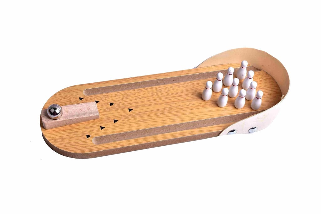 Mini Wooden Bowling Game Set - Toys and Games | Buy online on ZillyBuy