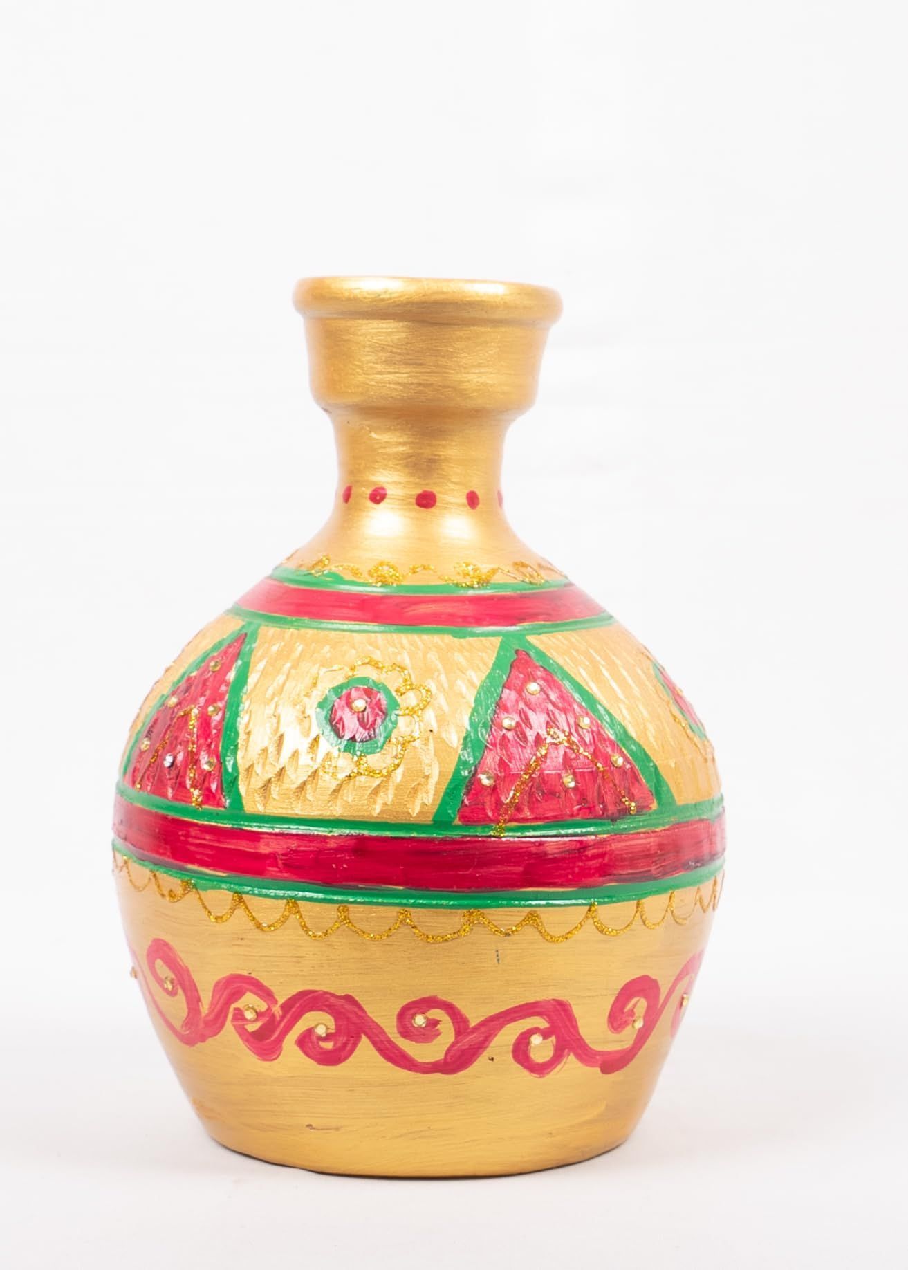 Hand painted decorative flower vase