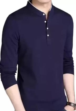 Men's Long Sleeve T-Shirt Casual Slim Fit Turtleneck T-Shirt