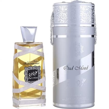 Lattafa Oud Mood Reminiscence Silver Eau De Parfum 100ml Men Women Perfume