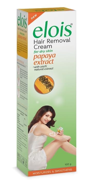 Elois Hair Removal Cream for Women With papaya Extract, Sensitive Skin(100g) 2x Longer Lasting Smoothness than Razors