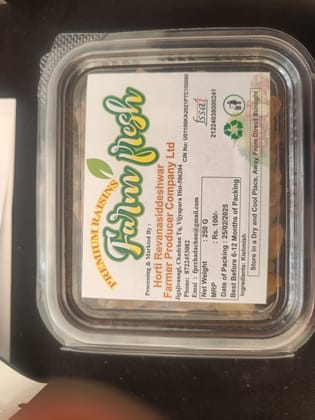 Farm Fresh Premium Raisins - 250g