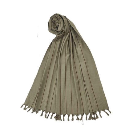 Light Green Handloom Cotton Stole