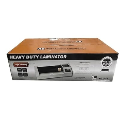  A3 Heavy Duty Laminator, High Quality, Metal Structure, Hot and Cold Lamination, No. 320