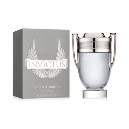Paco Rabanne Invictus Eau De Toilette 100ml Men's Perfume Fresh & Invigorating Fragrance Scent Long Lasting Perfume