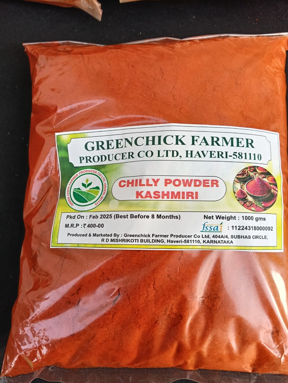  Greenchick Kashmiri Chilli Powder 1kg
