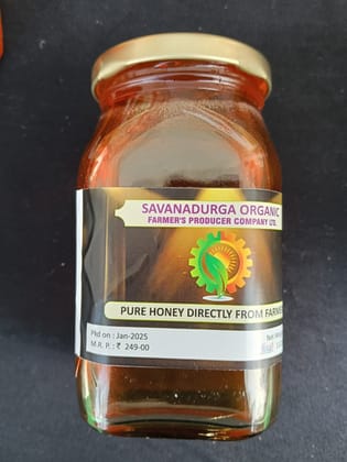 savanadurga organic pure honey directly from farmer 250g