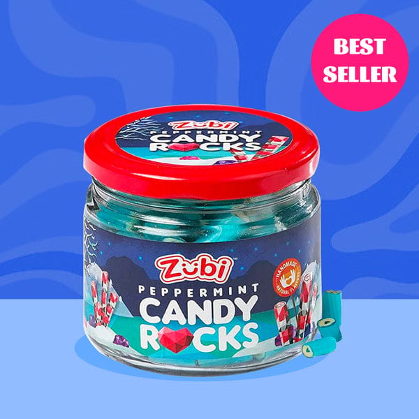 Zubi Candy Rocks Jar 200G - Enriched With Vitamin C