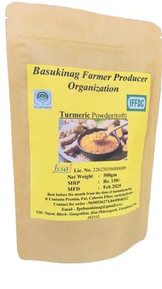 Buy Basukinag Turmeric Powder (Haldi) 500gm Online at Best Price in India - Basukinag Farmer Producer Organization